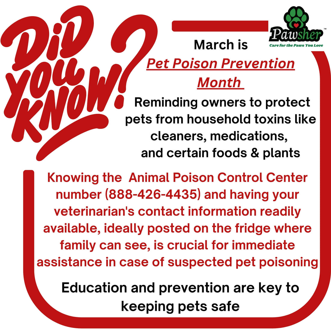 Protect Your Pets: Essential Tips for Pet Poison Prevention Month