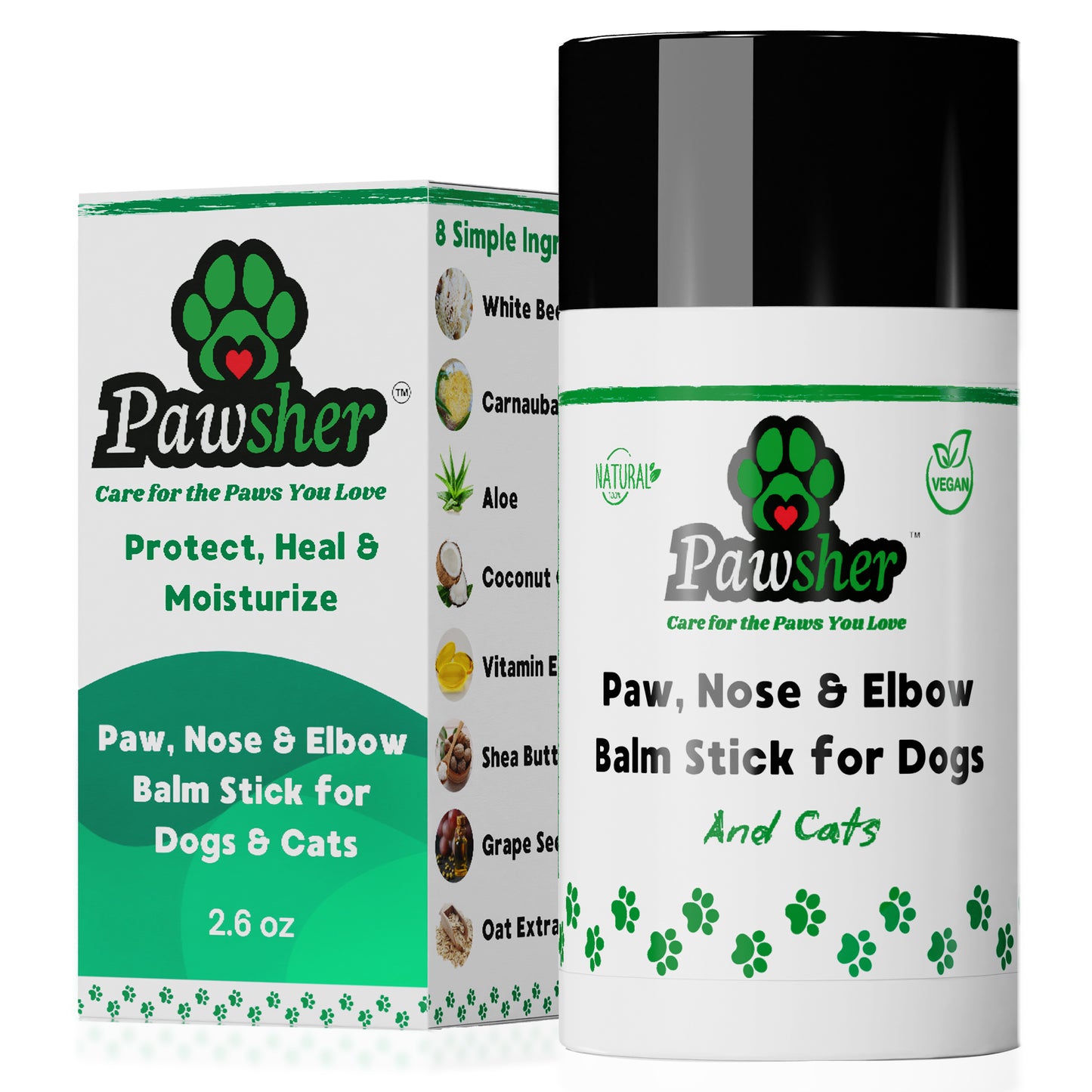 Dog Paw, Nose and Elbows Balm Stick