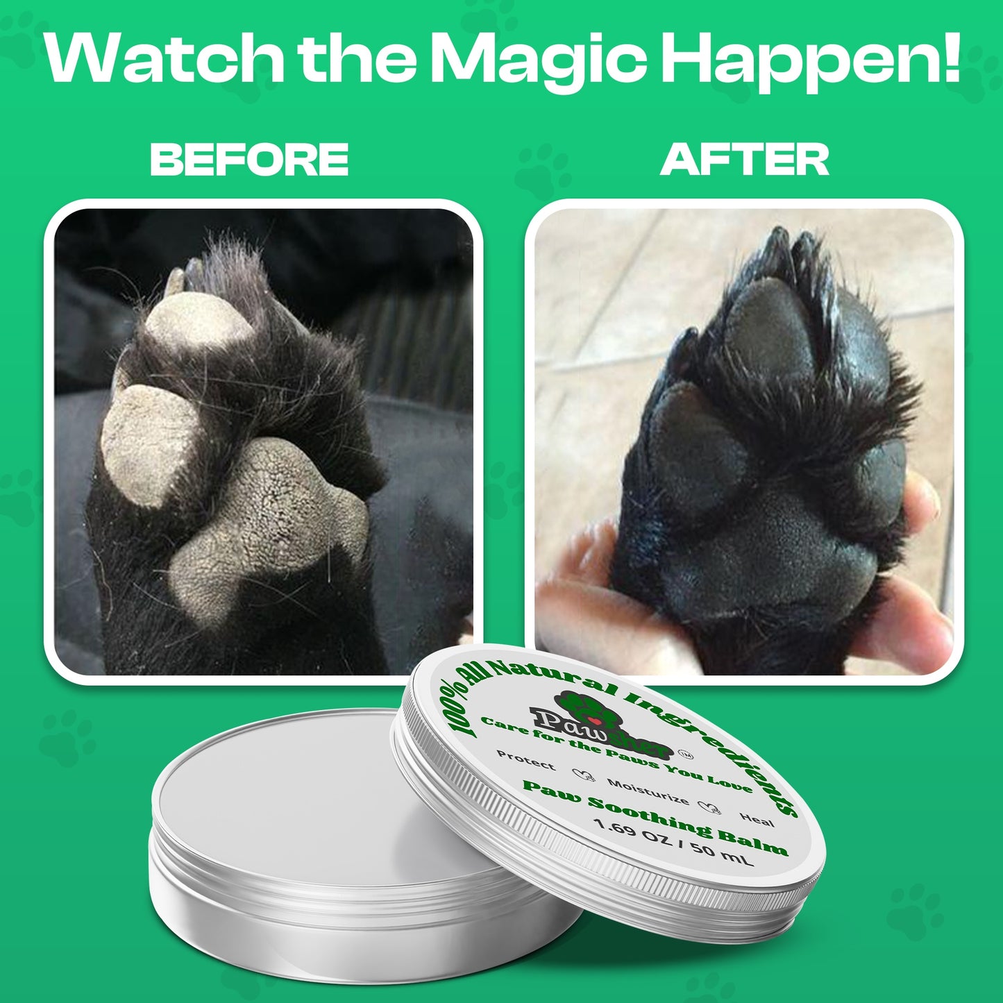 Pawsher Paw Soothing Balm for Dogs