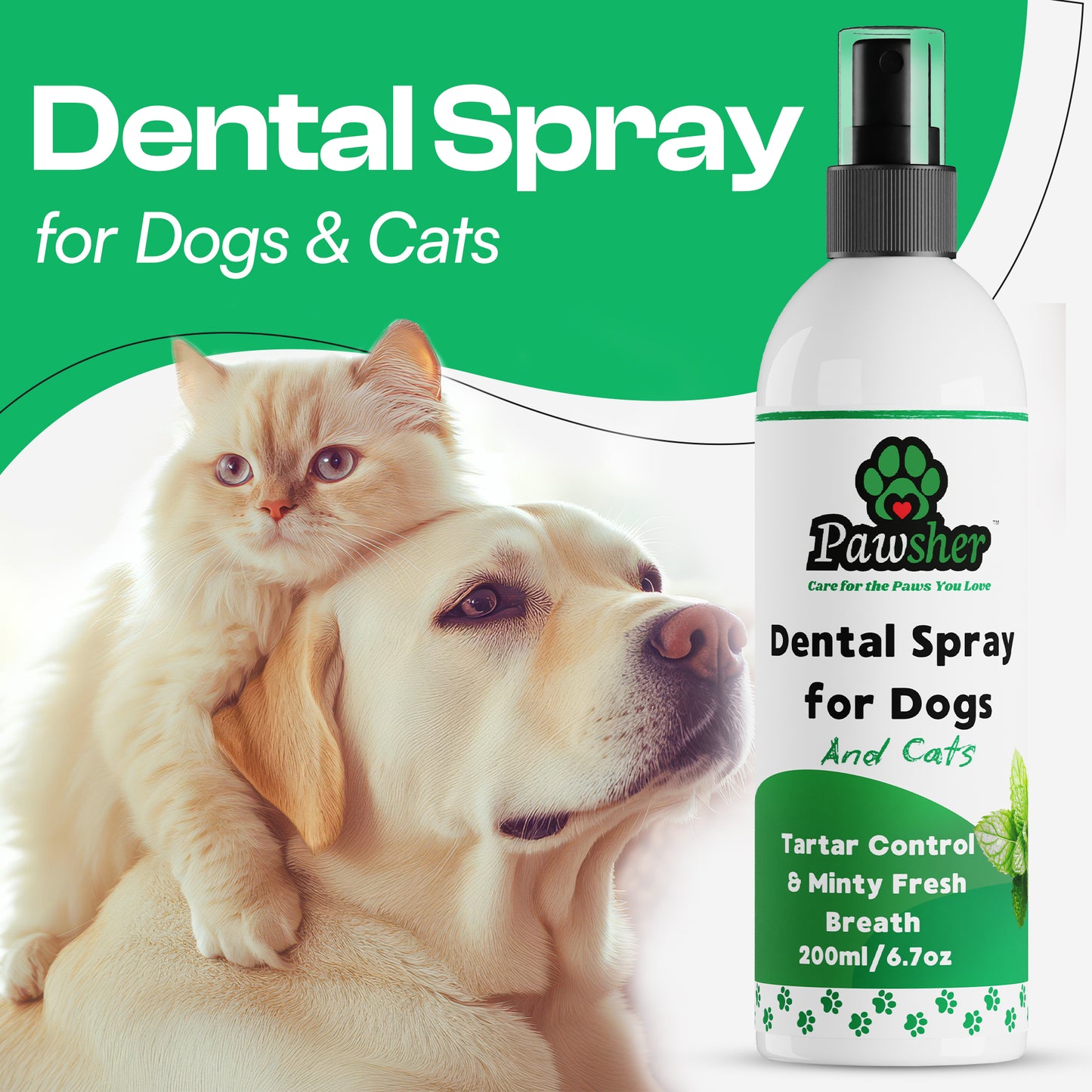 Premium Dental Spray for Dogs & Cats