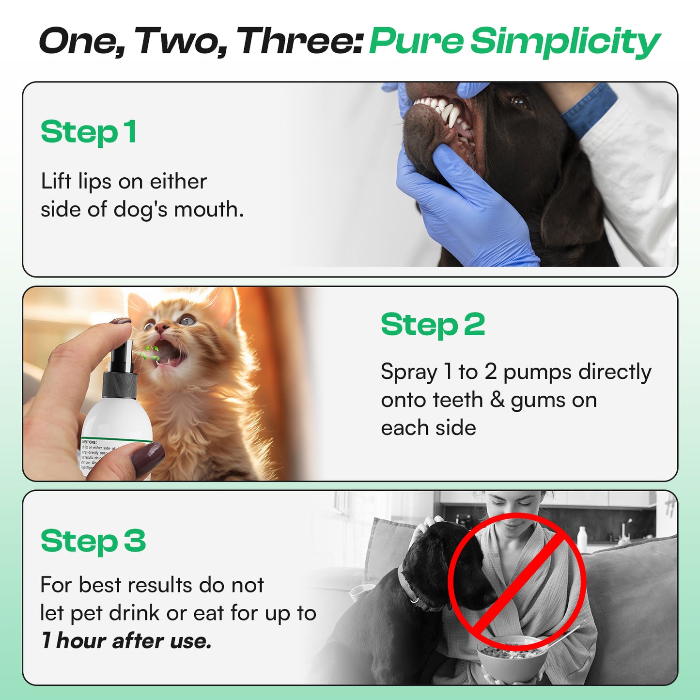 Premium Dental Spray for Dogs & Cats