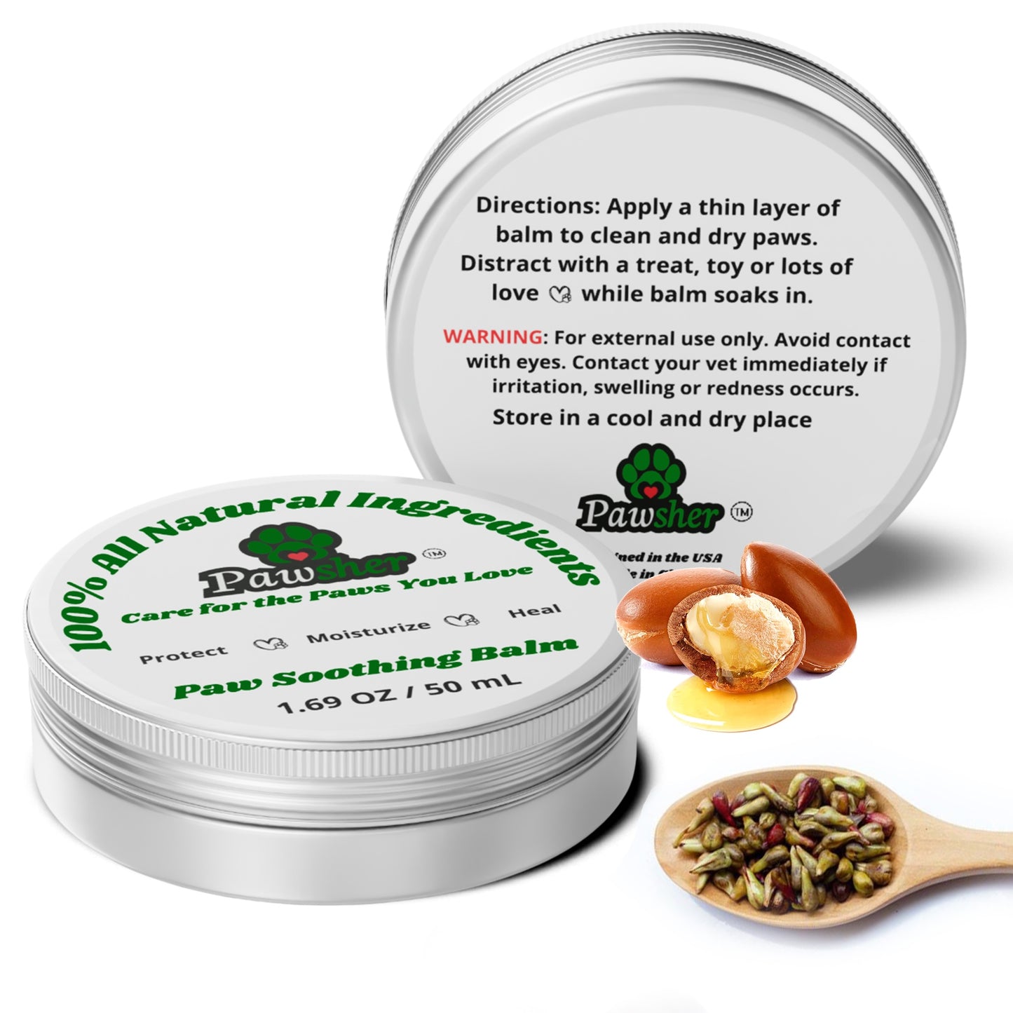 Pawsher Paw Soothing Balm for Dogs