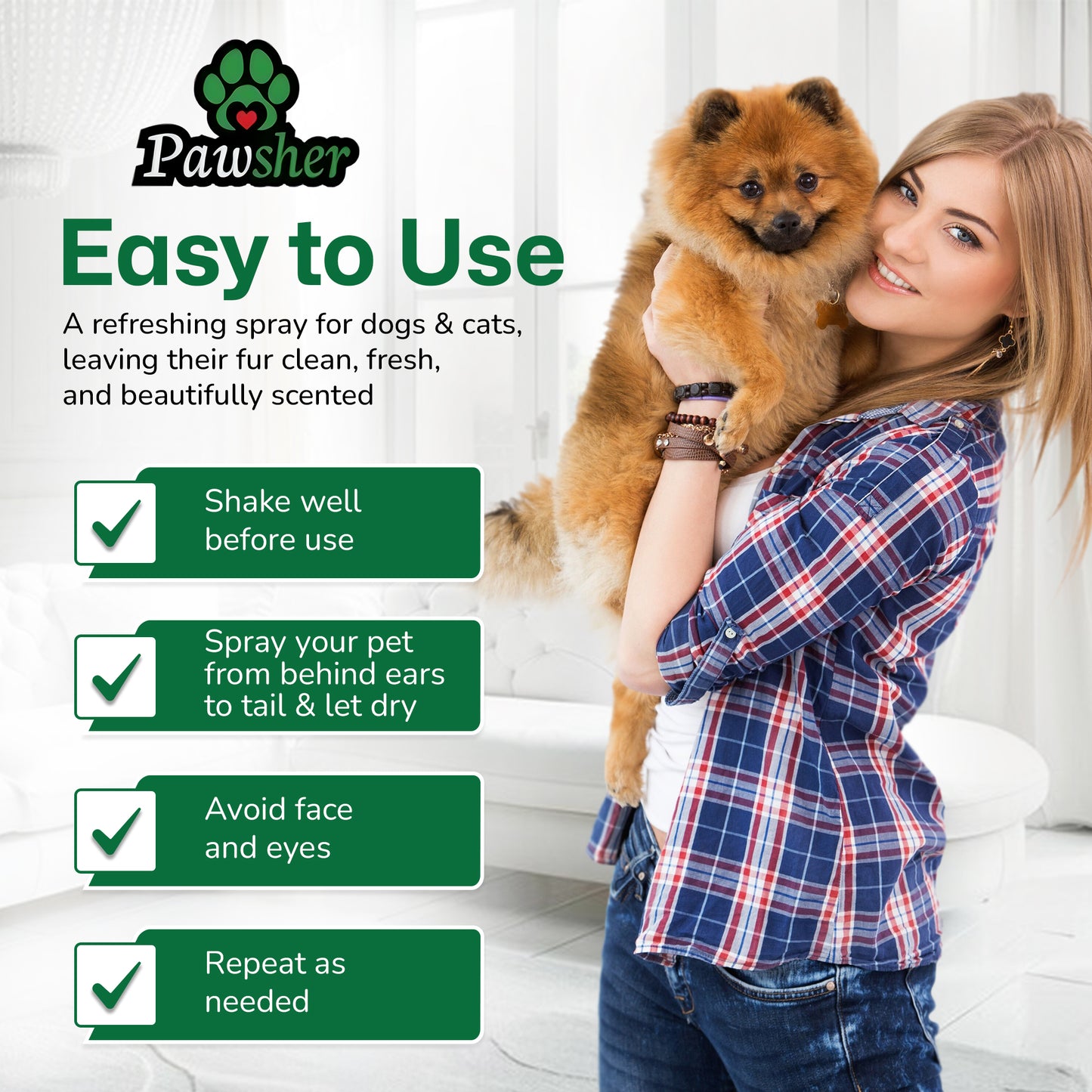 Calm & Fresh Premium Fur Freshener