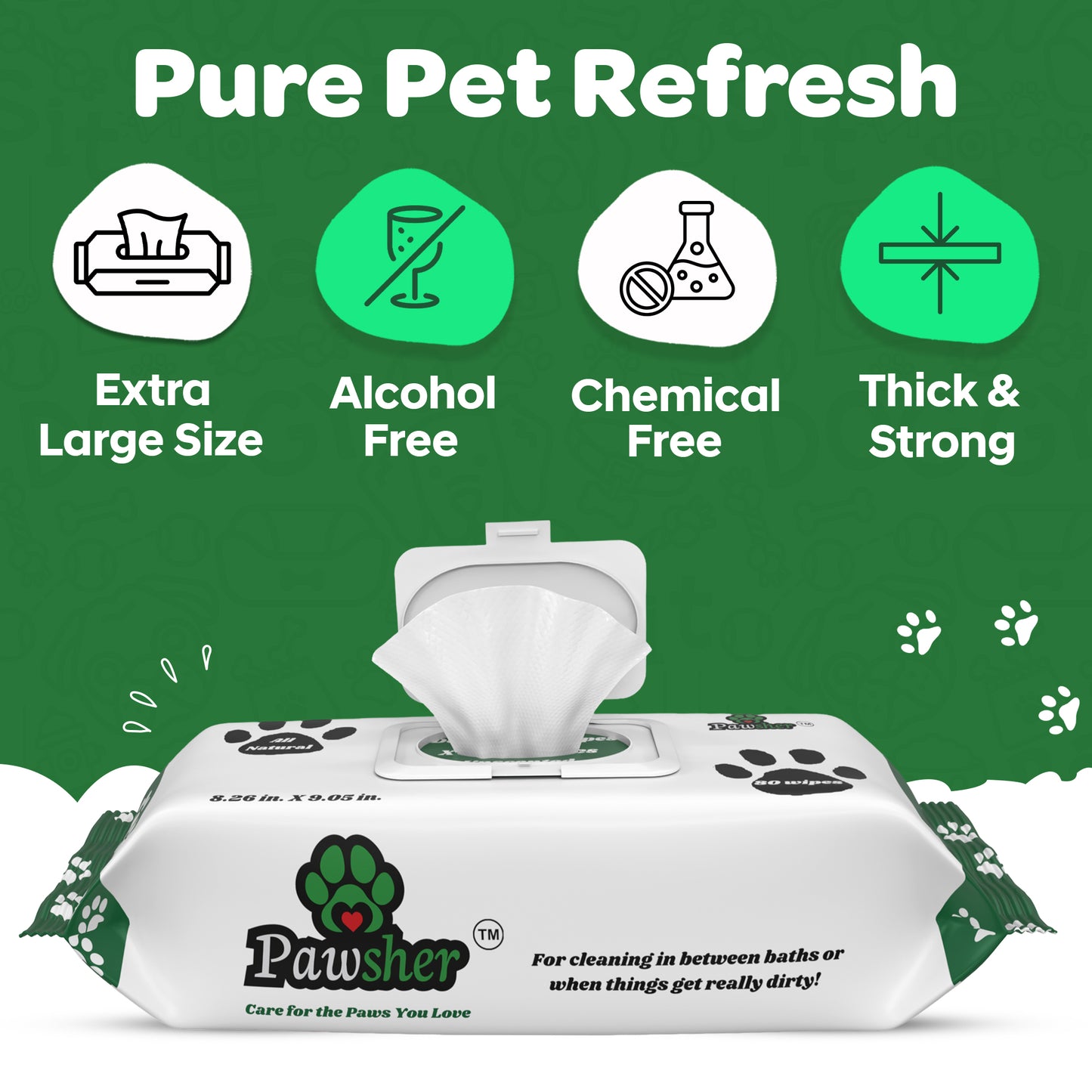 Pet Wipes for Dogs - Twin Pack - 160 Count