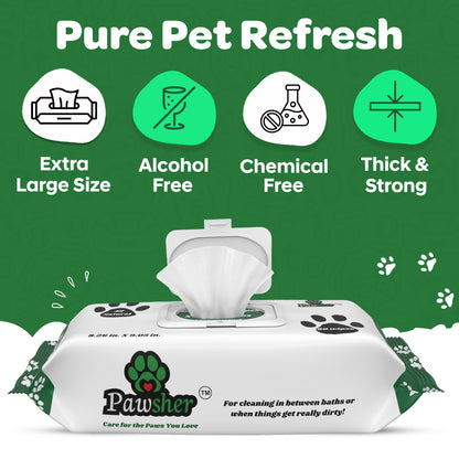 Pet Wipes for Dogs - Twin Pack - 160 Count