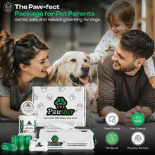 The Paw-fect package for pet parents. Gentle safe and natural grooming products in a gift box for dogs