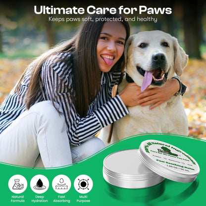 Dog Essentials Starter Kit - Pet Wipes, Paw Balm, Dental Teeth Cleaning Wipes & Poop Bags Set - Pawsher