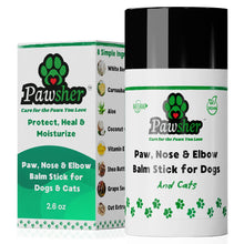 Dog Paw Balm Stick for Dogs & Cats, Elbows, Nose and Paw Protector, Only 8 Simple Ingredients - Pawsher