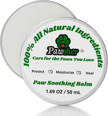 Dog Paw Balm - Lick Safe, Protects Moisturizes Heals Dry Cracked Paws, Nose & Elbows - Pawsher